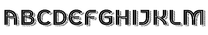 World Championship PERSONAL USE Shaded Inlined Font UPPERCASE