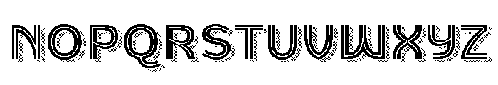 World Championship PERSONAL USE Shaded Inlined Font UPPERCASE