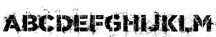 World Conflict Regular Font UPPERCASE