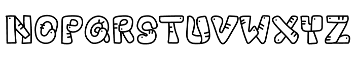 Worm Rules Font UPPERCASE