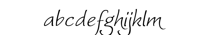 Worstveld Sling Extra Oblique Font LOWERCASE