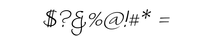 Worstveld Sling Oblique Font OTHER CHARS