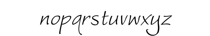 Worstveld Sling Oblique Font LOWERCASE