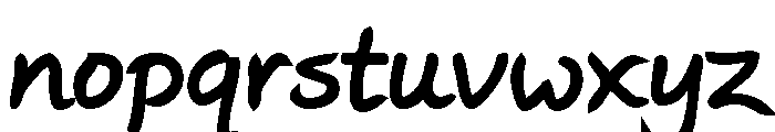 Wortlaut AH Bold Font LOWERCASE
