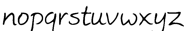 Wortlaut AH Light Font LOWERCASE