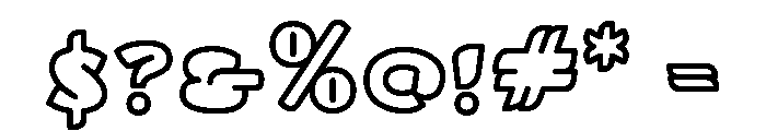 Wowo-Regular Font OTHER CHARS