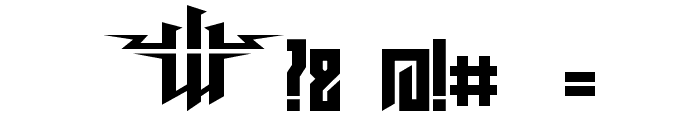 wolfenstein(RUS BY LYAJKA) Font OTHER CHARS