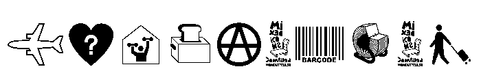 woodcutter Mixed Icons vol.3 Font OTHER CHARS