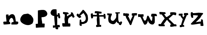woodcutter TYPEWRITTER Font LOWERCASE