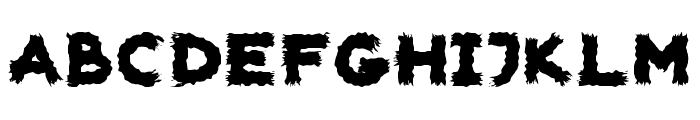 woodcutter carnage Font UPPERCASE