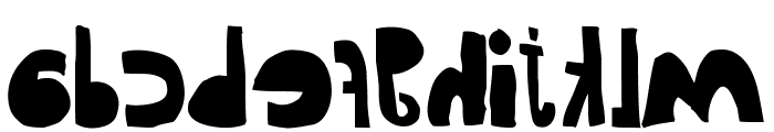 woodcutter del reves Font LOWERCASE