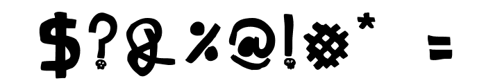 woodcutter hand2015 Font OTHER CHARS