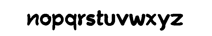 working_right_now Font LOWERCASE