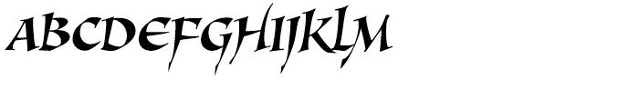 Wolftrack Regular Font UPPERCASE