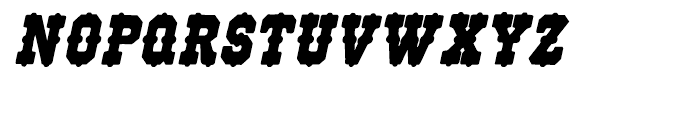 Wood Type 515 Italic Font UPPERCASE
