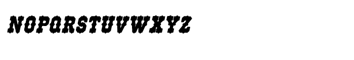 Wood Type 515 Italic Font LOWERCASE