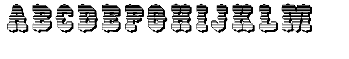 Wood Type 518 Regular Font UPPERCASE