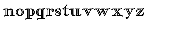 Woodley Park Regular Font LOWERCASE