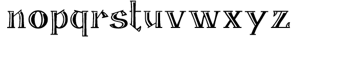 Woodruff Regular Font LOWERCASE