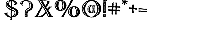 Woodruff Rustic Font OTHER CHARS