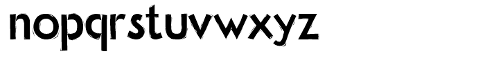 Woody Plain Font LOWERCASE