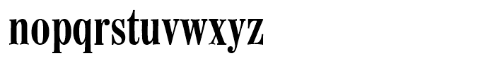 Worldwide Condensed Bold Font LOWERCASE