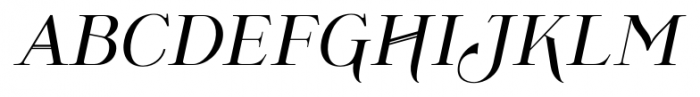 Wolverton No4 Oblique Font LOWERCASE