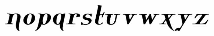 Wolverton Text No1  Bold Oblique Font LOWERCASE