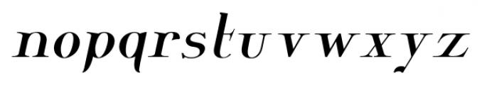 Wolverton Text No2 Oblique Font LOWERCASE