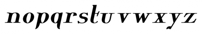 Wolverton Text No3 Bold Oblique Font LOWERCASE