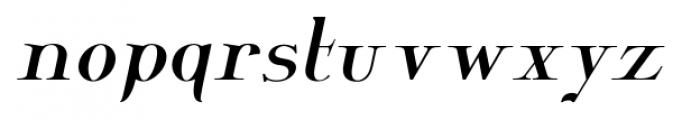 Wolverton Text No3 Oblique Font LOWERCASE