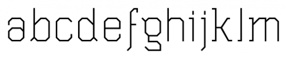 Wombat Light Font LOWERCASE