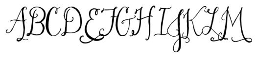 Wonderland Regular Font UPPERCASE
