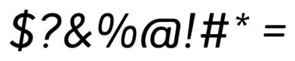 Woodford Bourne PRO Italic Font OTHER CHARS