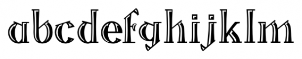 Woodruff Regular Font LOWERCASE