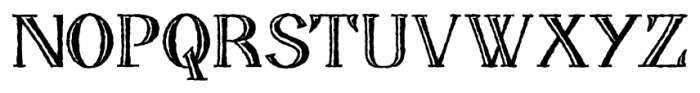 Woodruff Rustic Font UPPERCASE