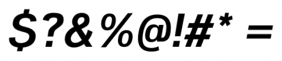 Woolworth DemiBold Italic Font OTHER CHARS