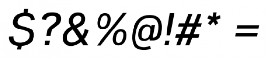 Woolworth Medium Italic Font OTHER CHARS