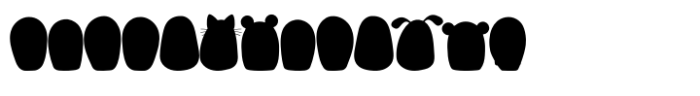 Wobblies Regular Font UPPERCASE