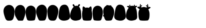 Wobblies Regular Font UPPERCASE