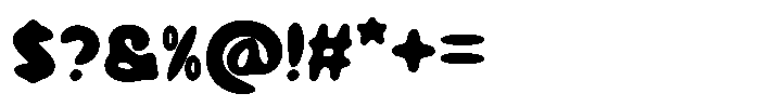 Wobel Regular Font OTHER CHARS