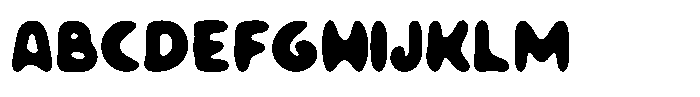 Wobel Regular Font UPPERCASE