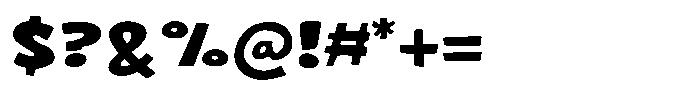 Woblob Fill Regular Font OTHER CHARS