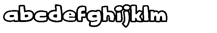 Woblob Outline Regular FONT
