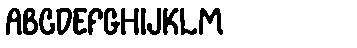 Woblyn Font UPPERCASE