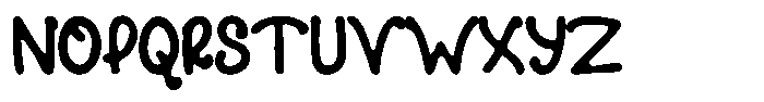 Woblyn Font UPPERCASE