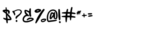 Wofline Graffiti Font OTHER CHARS