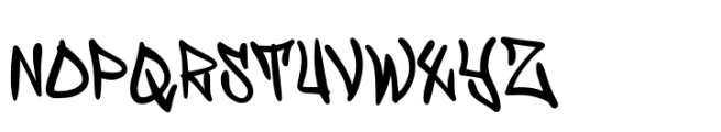Wofline Graffiti Font UPPERCASE