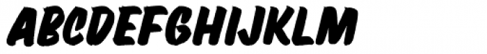 Wolby Slanted Bold Font LOWERCASE