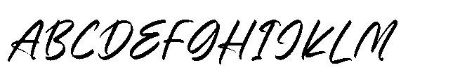 Wolenta Skyline Font UPPERCASE